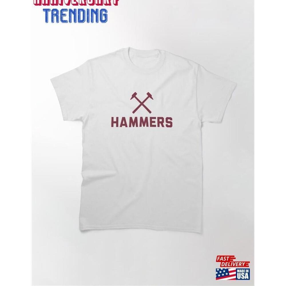 Hammers West Ham Classic Tshirt Unisex